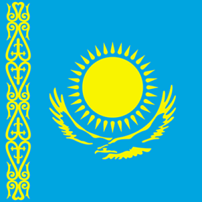 Kazachstan flag